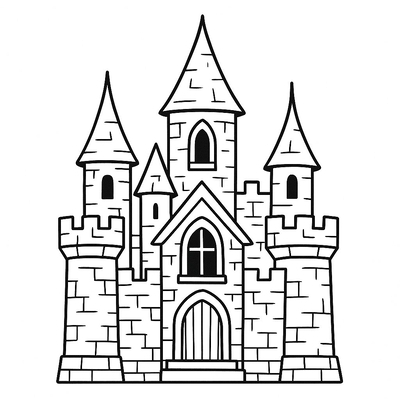 Castle Coloring Pages for Kids 2026 - Free PDF Download