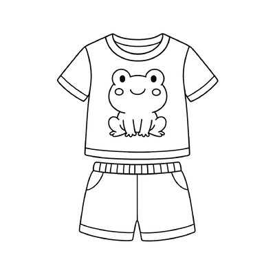 Clothing Coloring Pages for Kids 2026 - Free PDF Download