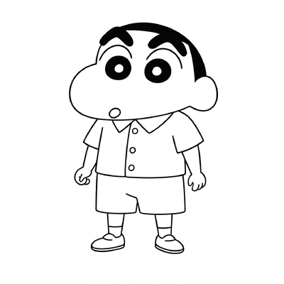 Crayon Shin-chan Coloring Pages 2026 - Fun and Creative for Kids