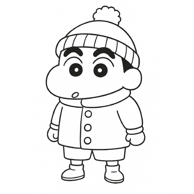 Crayon Shin-chan Coloring Pages 2026 - Fun and Creative for Kids