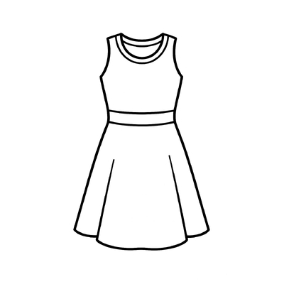 Dress Coloring Pages for Kids - Coloring Sheets 2026