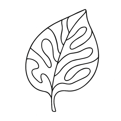 Leaf Coloring Pages for Kids 2026 - Free PDF Download