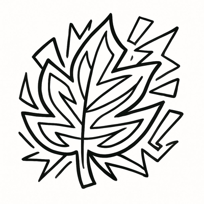 Leaf Coloring Pages for Kids 2026 - Free PDF Download