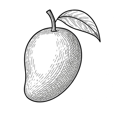Mango Coloring Pages for Kids 2026 - Free PDF Download