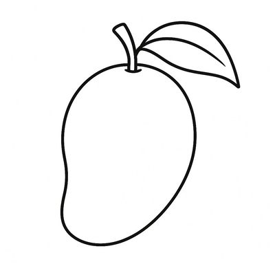 Mango Coloring Pages for Kids 2026 - Free PDF Download