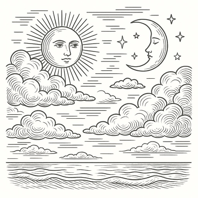 Natural Phenomena Coloring Pages for Kids 2026 - Creativity and Learning