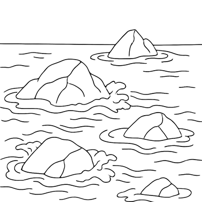 Ocean Coloring Pages for Kids – Beach Scene Coloring Sheets 2026