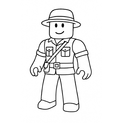 Roblox Coloring Pages for Kids 2026 – Free PDF Sheets