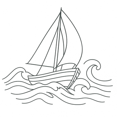Sailboat Coloring Pages for Kids – Beautiful Sailboat Coloring Pictures 2026