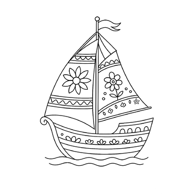 Sailboat Coloring Pages for Kids – Beautiful Sailboat Coloring Pictures 2026