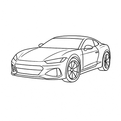 Supercar Coloring Pages for Kids 2026 - Free PDF Download