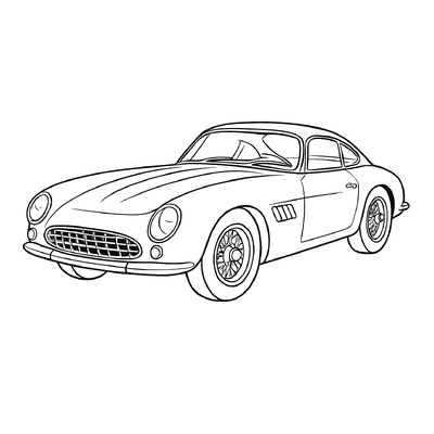 Supercar Coloring Pages for Kids 2026 - Free PDF Download