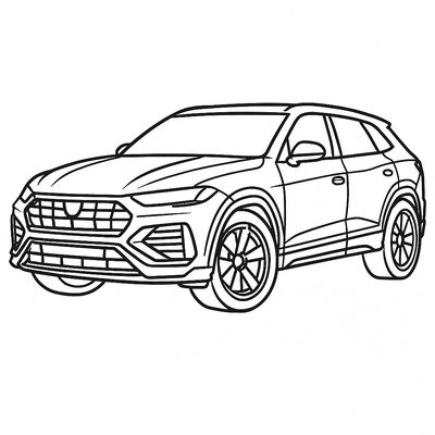 Supercar Coloring Pages for Kids 2026 - Free PDF Download