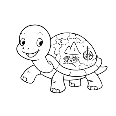 Turtle Coloring Pages for Kids – Beautiful Coloring Pictures 2026