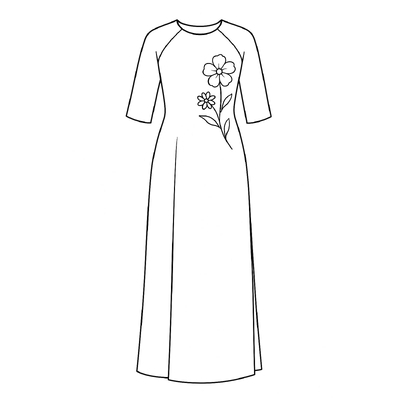 Vietnamese Ao Dai Coloring Pages for Kids – Download PDF 2026