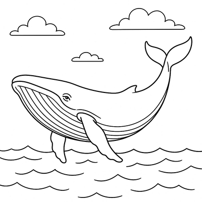 Whale Coloring Pages for Kids – Coloring Sheets 2026