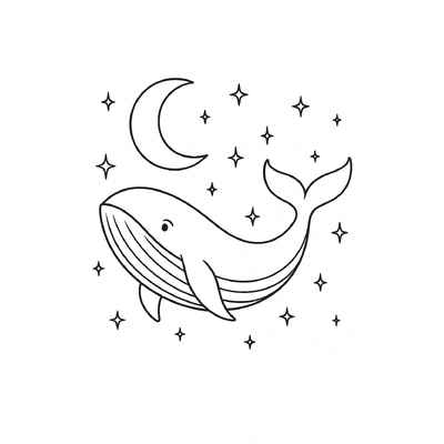 Whale Coloring Pages for Kids – Coloring Sheets 2026