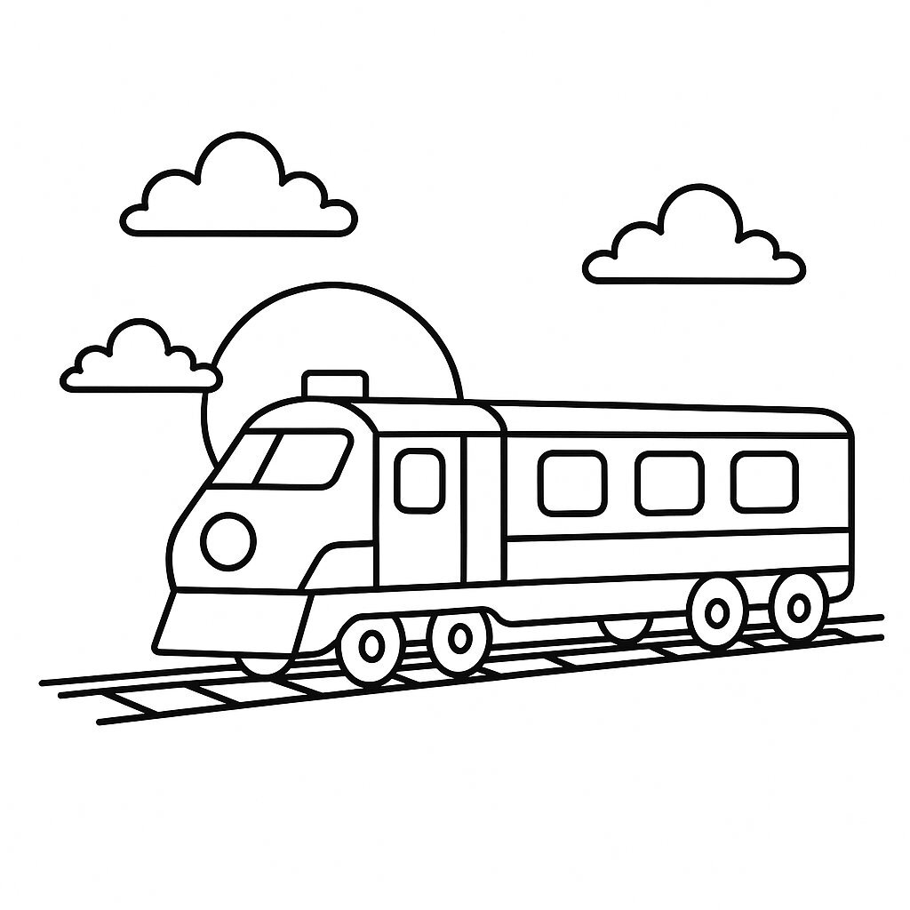 Sunset Train