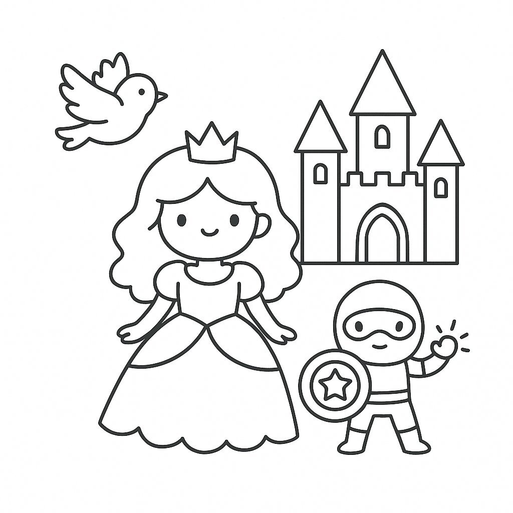 Princess Coloring Set