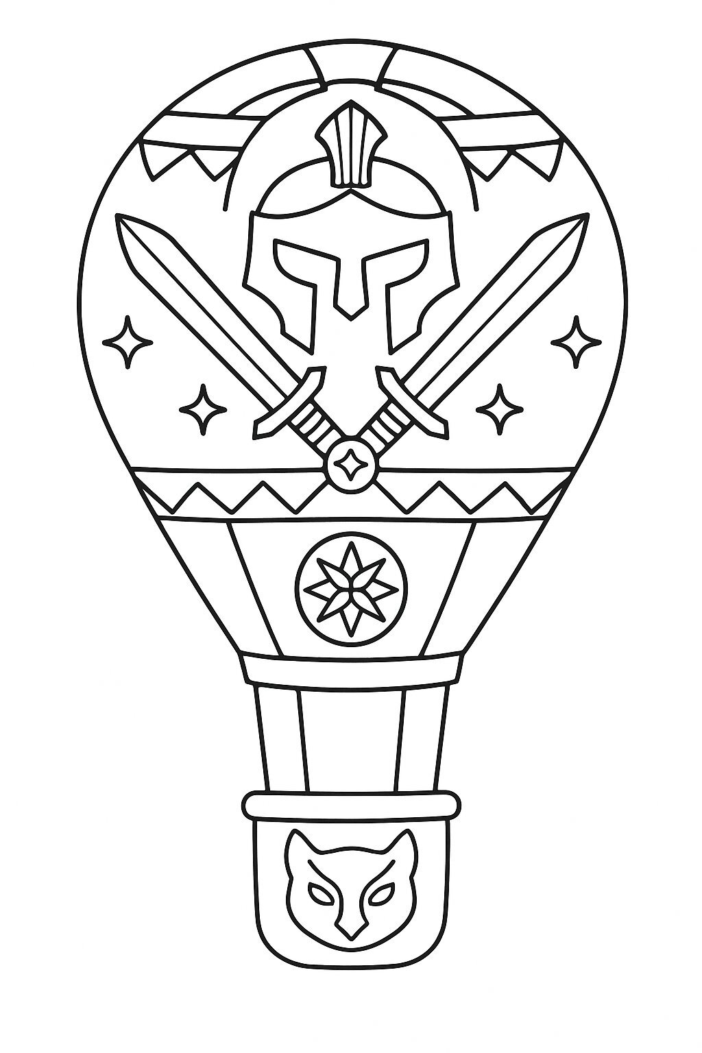 Warrior Hot Air Balloon