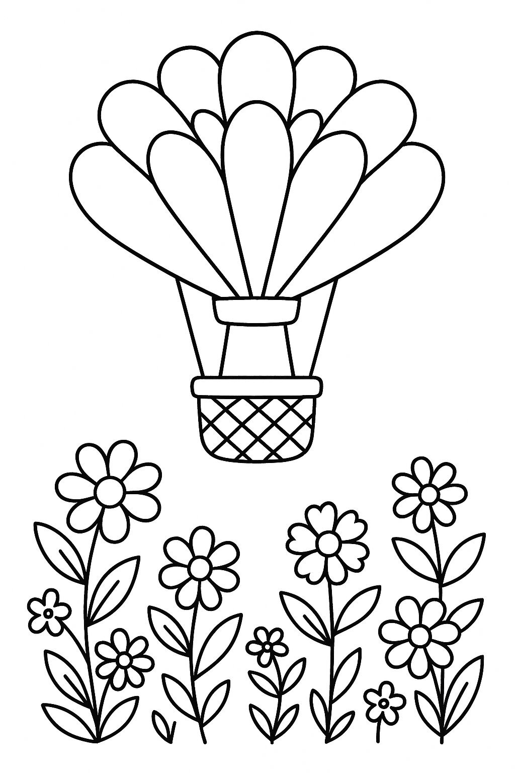 Flower Garden Hot Air Balloons
