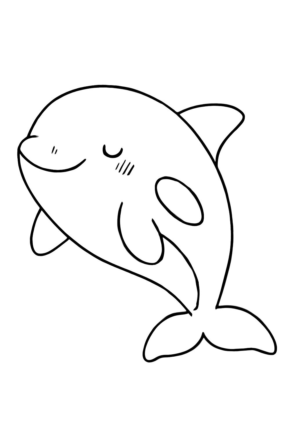 Pastel Killer Whale