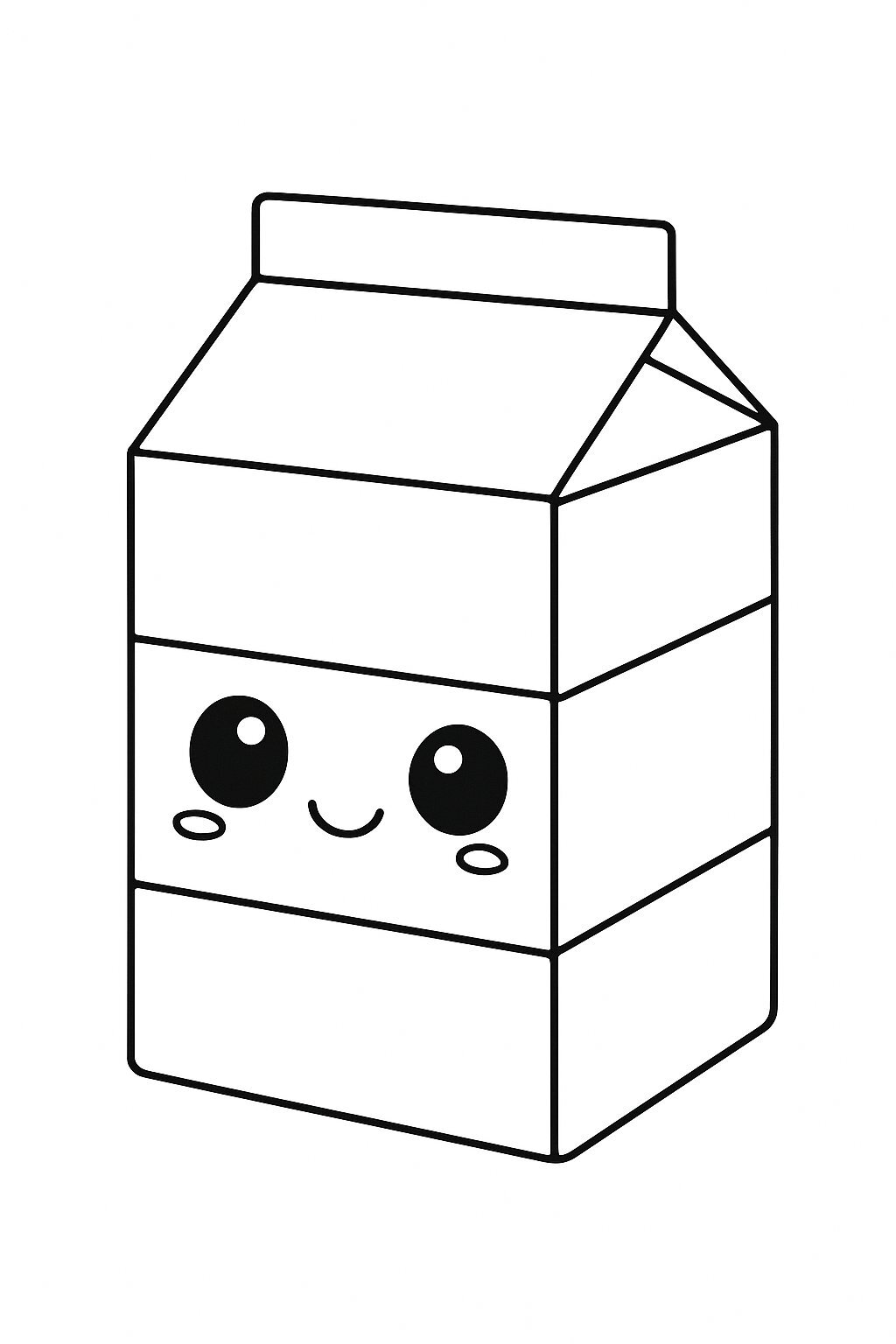 Kawaii Milk Box