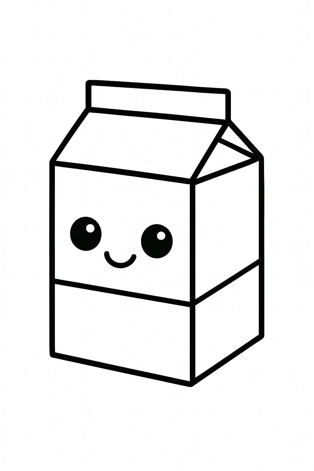 Cartoon Milk Box