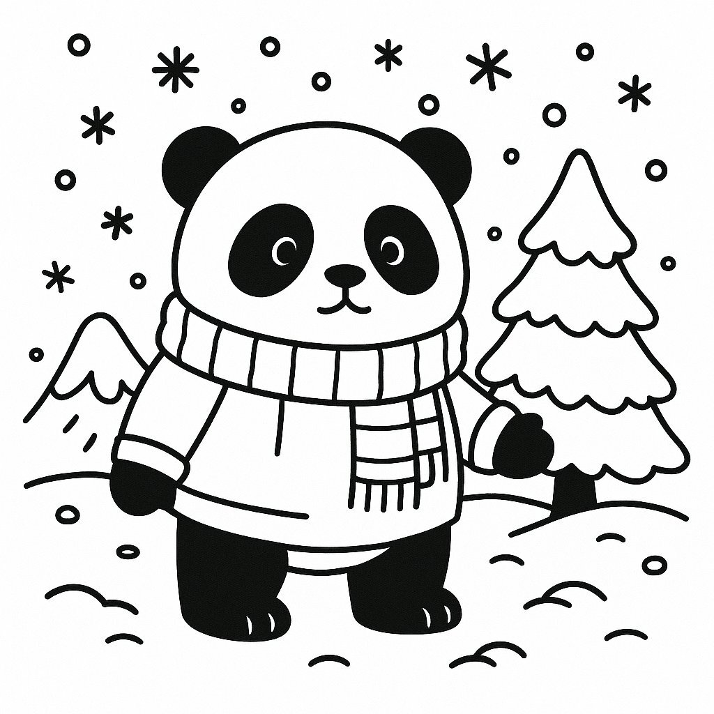 Winter Panda