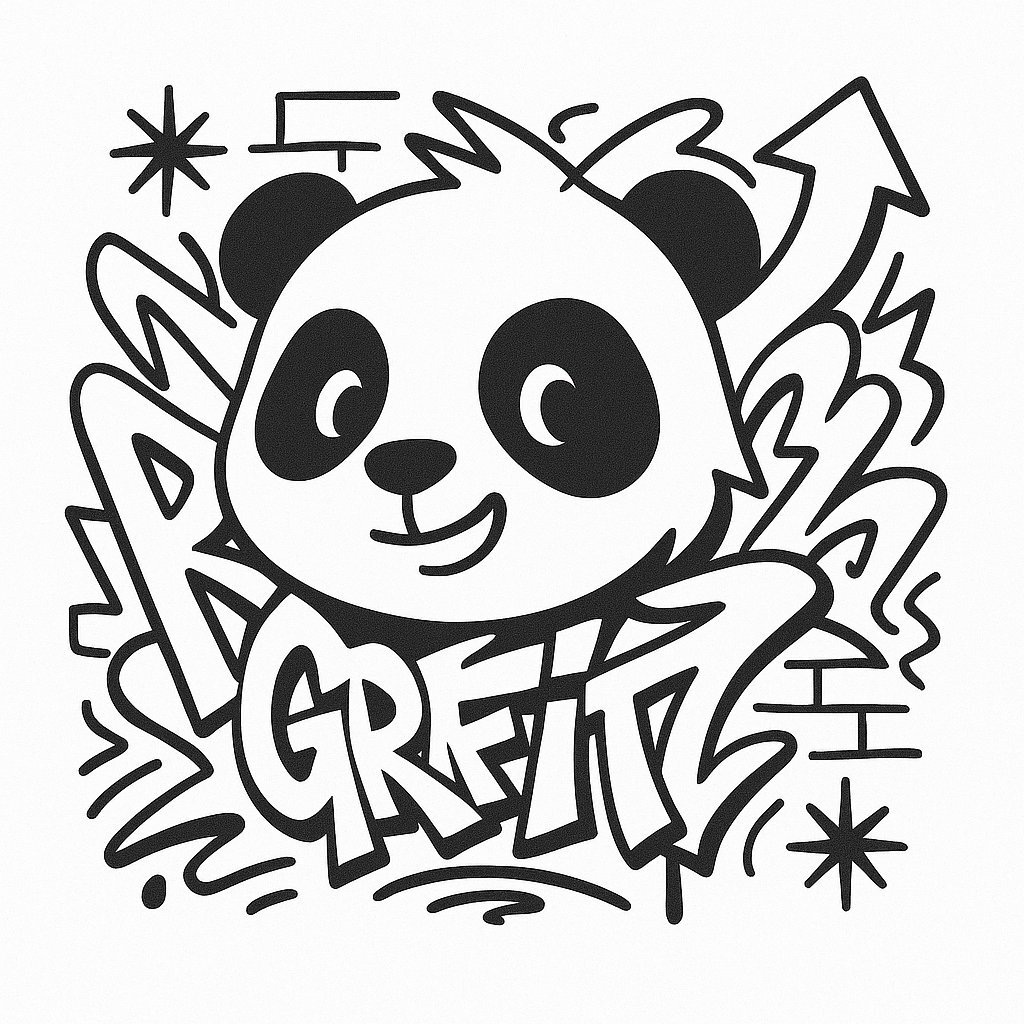 Graffiti-Style Panda