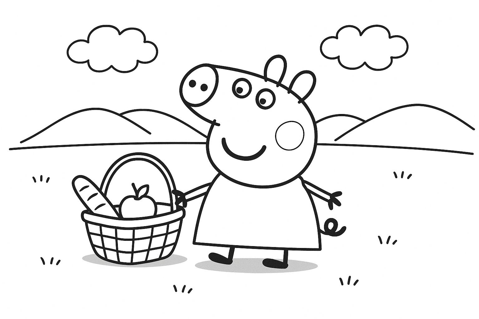 Peppa Pig Goes on a Picnic