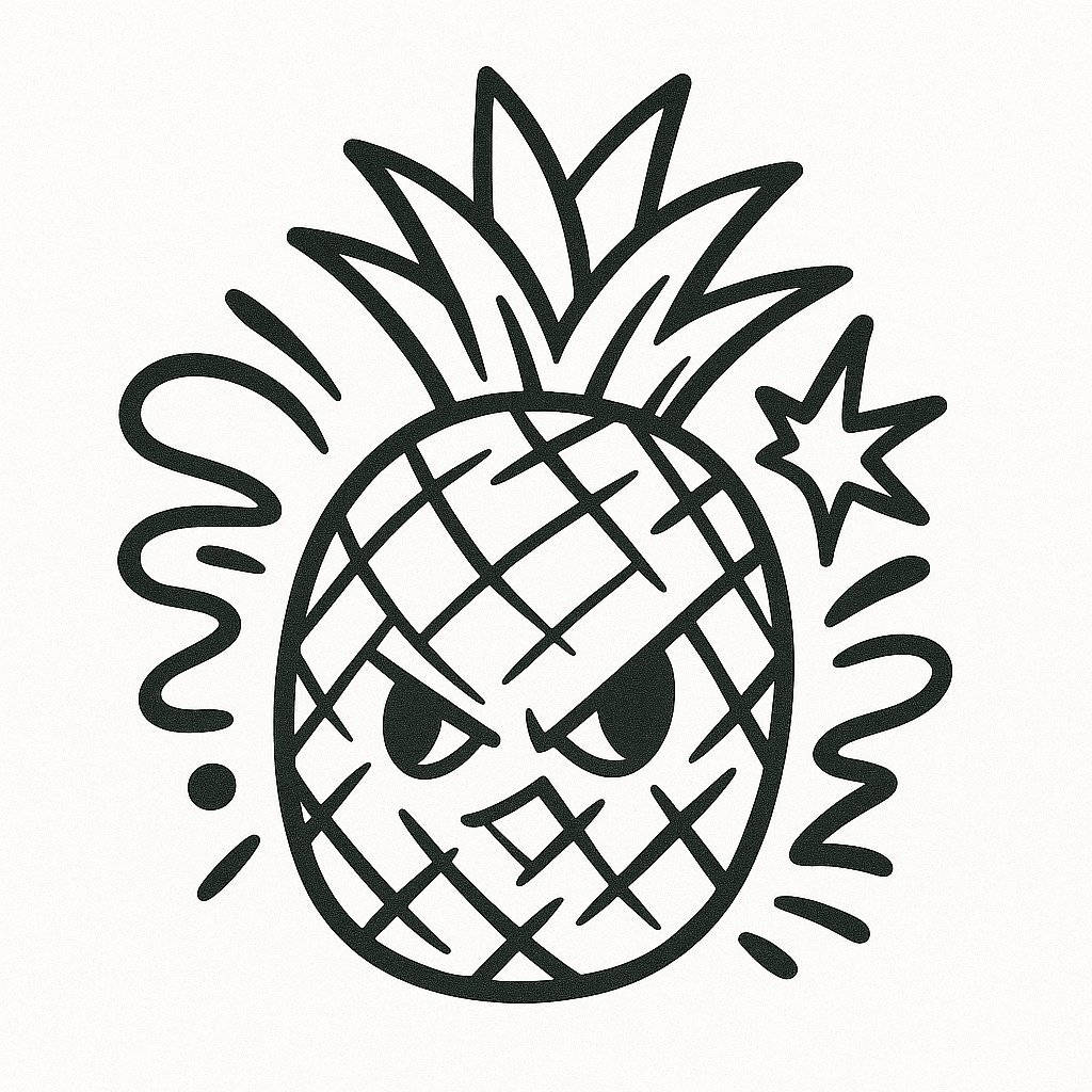 Pineapple Coloring Pages for Kids 2026 – Beautiful Coloring Sheets