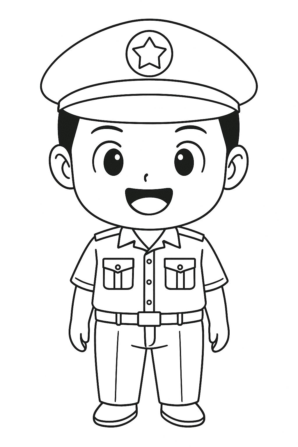 Chibi Policeman