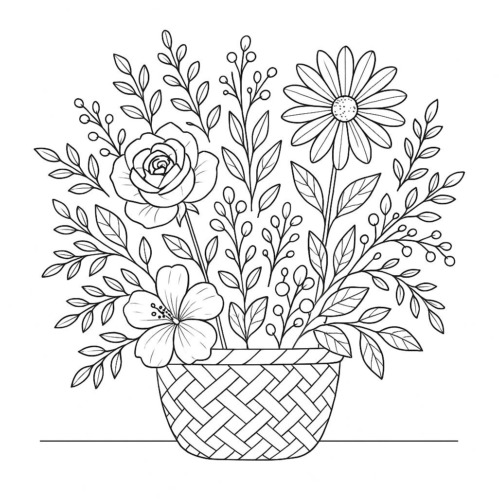 Flower Garden Still Life Style