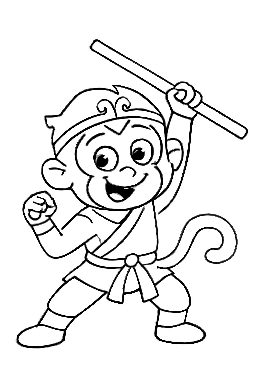 Cartoon Sun Wukong