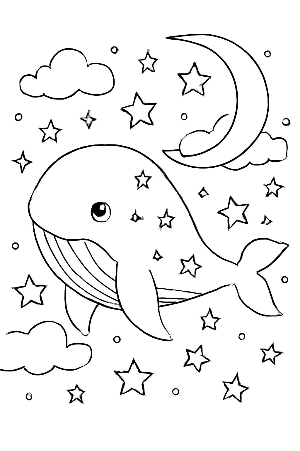 Starry Night Whale