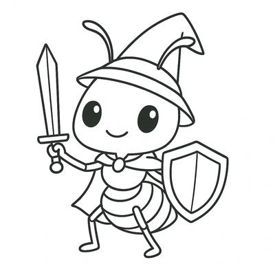 Ant Coloring Pages for Kids 2026 – Free PDF Download