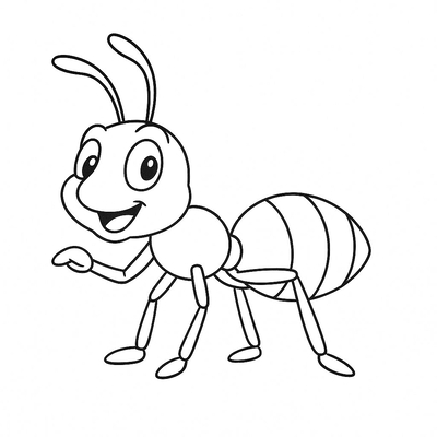 Ant Coloring Pages for Kids 2026 – Free PDF Download