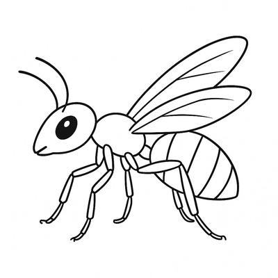 Ant Coloring Pages for Kids 2026 – Free PDF Download
