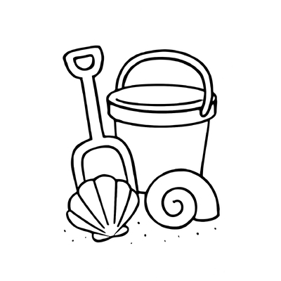Beach Coloring Pages for Kids 2026