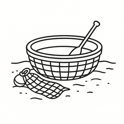 Beautiful Basket Boat Coloring Pages for Kids – Free Download 2026