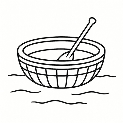 Beautiful Basket Boat Coloring Pages for Kids – Free Download 2026