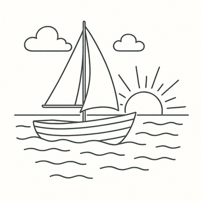 Beautiful Ship Coloring Pages for Kids – Free PDF Download 2026