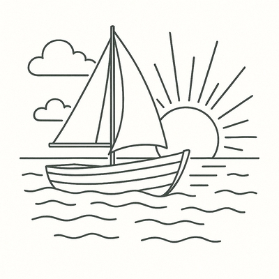 Beautiful Ship Coloring Pages for Kids – Free PDF Download 2026