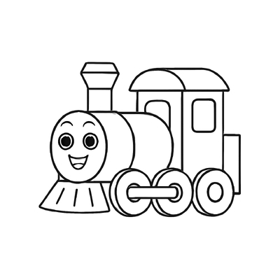Beautiful Train Coloring Pages for Kids – Free Download 2026