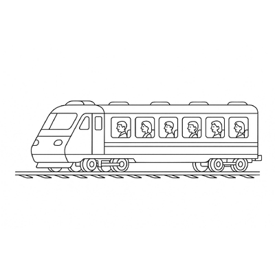 Beautiful Train Coloring Pages for Kids – Free Download 2026