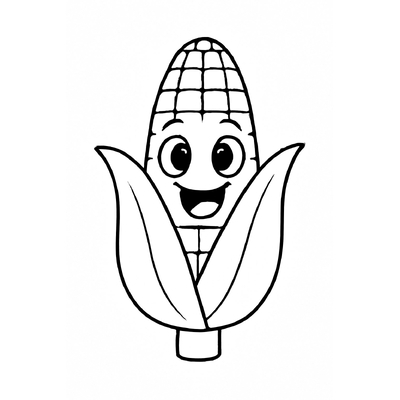 Corn Coloring Pages for Kids 2026 – Free PDF Download