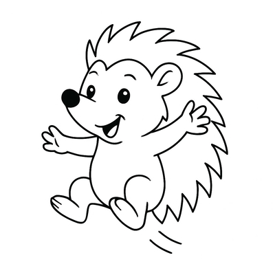 Cute Hedgehog Coloring Pages for Kids – Free PDF Download 2026