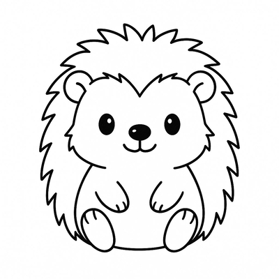 Cute Hedgehog Coloring Pages for Kids – Free PDF Download 2026