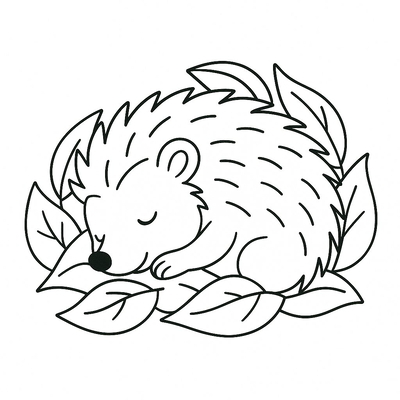 Cute Hedgehog Coloring Pages for Kids – Free PDF Download 2026